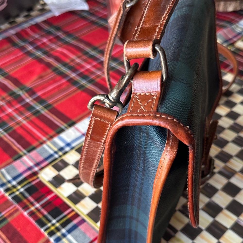 Polo by Ralph Lauren vintage black watch plaidCrossbody Bag - Picture 4 of 7